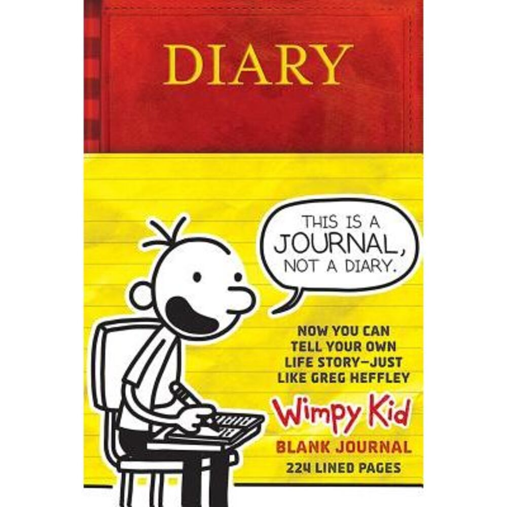 The Diary of a Wimpy Kid Blank Journal: 224 Lined Pages and Jeff Kinney Spot Art